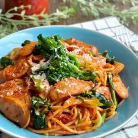 菜の花ナポリタン