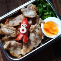 漢の…自分用🍱鶏ハラミ焼肉丼弁当|ᵏᵒᵘさん