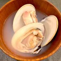蛤のお吸い物|みちさん