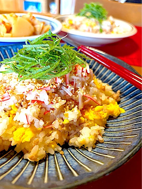 鶏そぼろでちらし寿司|おかちさん