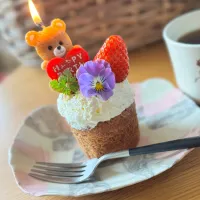 キャロットケーキからの誕生日ケーキにww|manomechan@yahoo.co.jpさん
