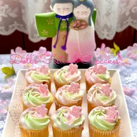 ひな祭りシフォンカップケーキ🎎🌸|sucreroomさん