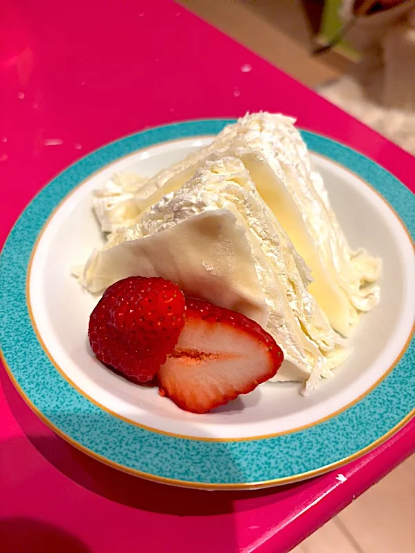 春巻きの皮ミルクレープ|あーさん