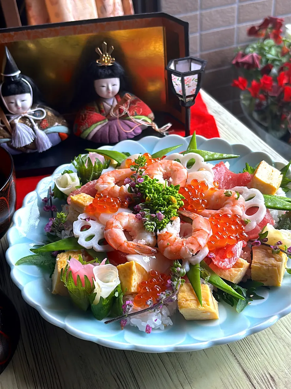 ひな祭りのちらし寿司|とんちんさん