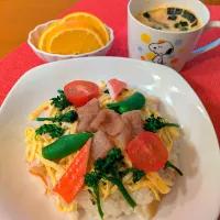 ☆ちらし寿司　☆茶わん蒸し　☆オレンジ|chikakoさん