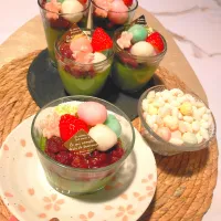 手作り抹茶プリン