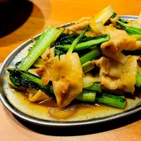 豚と小松菜の麦味噌炒め|ヨシュアさん