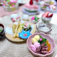 菜の花とホタルイカ|アパッチさん