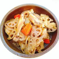 蓮根を使った煮込み料理✨|takaponさん