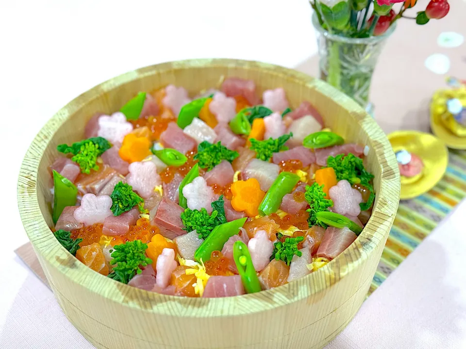 桃の節句Dinnerは定番のちらし寿司🎎|Seikoさん