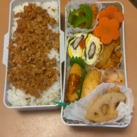 昨日の旦那のお弁当| sacchan( ﾐΦﻌΦ)ฅさん