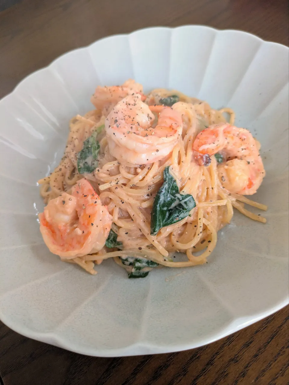 エビクリームパスタ|じょうさん