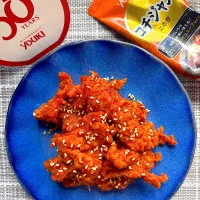 コチジャンと唐辛子で鶏皮ピリ辛揚げ|栃倉 直人さん