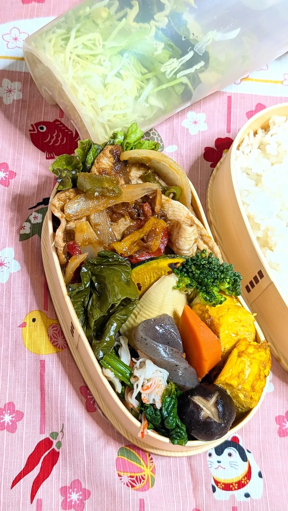 本日のお弁当〜バーベキューポーク弁当|f.1125beさん