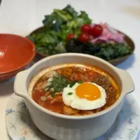 鶏もも肉のトマト煮込みうどん🍅🍗|マニラ男さん