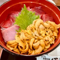 うに、マグロ丼@大間んぞく|Go Satoさん