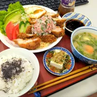 🐓チキンカツ 紅生姜＆大葉の大根おろしポン酢|TakeBooさん