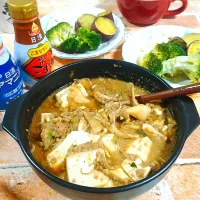 蒸し麻婆豆腐&野菜