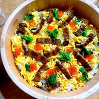 ひなまつり ちらし寿司＆菜の花とホタテのサラダ| ふうりんさん