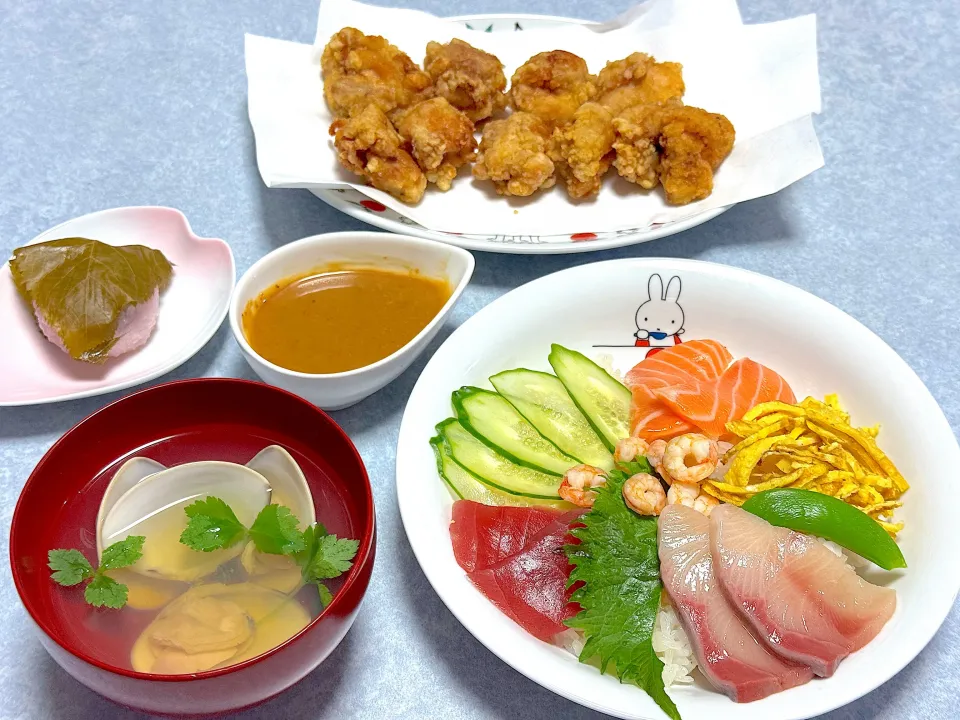 ひなまつりの日の晩ご飯|Orie Uekiさん