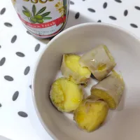 ふかし芋オリーブオイル|jun(・x・)さん