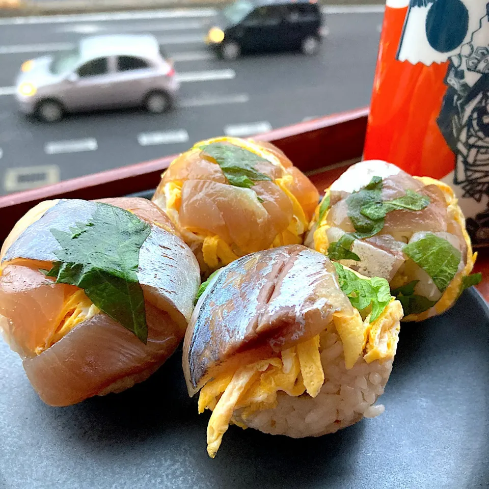 雨降りの朝に手毬寿司|Kさん