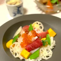 ちらし寿司・筑前煮・茶碗蒸し|lalapoさん