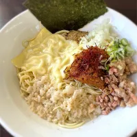 3月限定 うま辛油そば in チーズ（辛さ1）@麺屋 結|morimi32さん