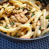 一人飯ツナマヨ塩昆布うどん|m.rafuさん