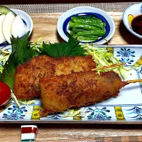 今夜の夕食　串カツ|ヒロミ🏝🏝🏝🌺🏄🌊🐬🏄‍♀️🏄‍♂️🍹🐠👙🌺さん