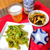 【主菜】ふきのとうの天ぷら|シュビラさん