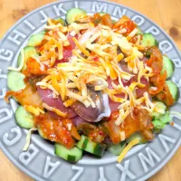 今日の晩ご飯です。チョレギサラダ風？| 地蔵菩薩さん