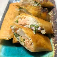 あん肝の春巻き🍻