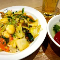 中華丼 ¥710|Blue Moon Caféさん