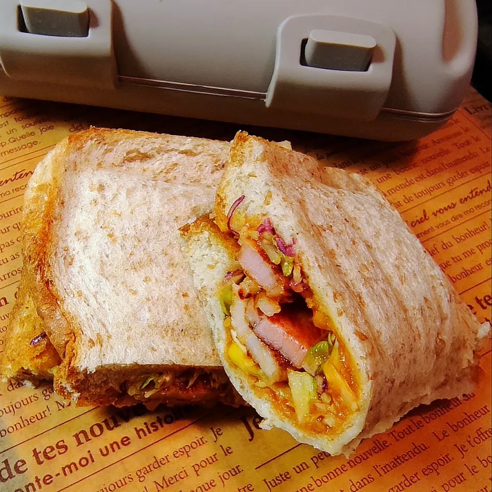 レンジでホットサンド|ne-neさん