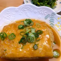 越後名物 栃尾の油揚げの肉詰め|Dorothy memorable dishesさん