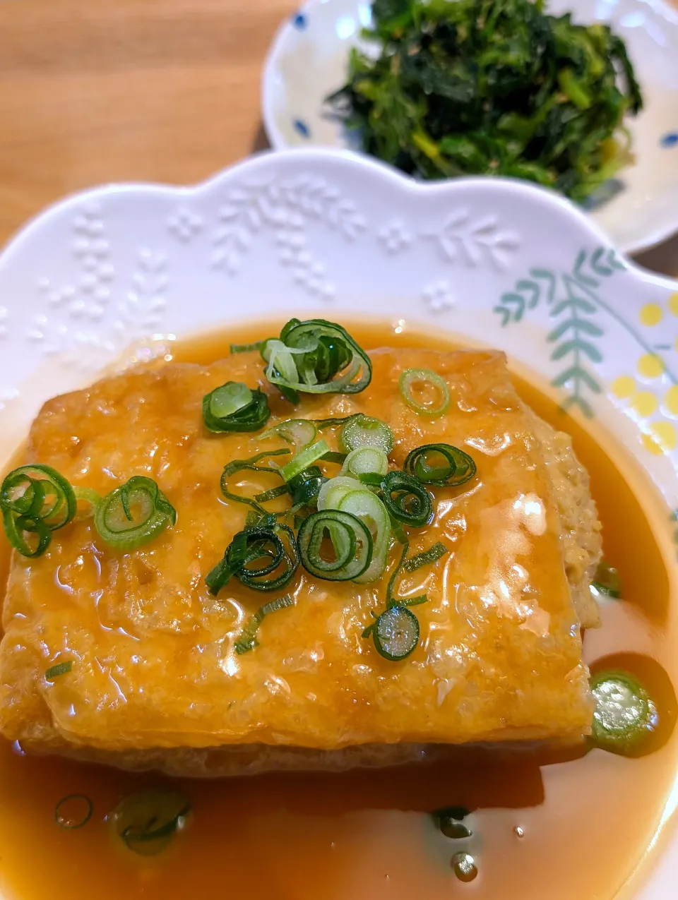 越後名物 栃尾の油揚げの肉詰め|Dorothy memorable dishesさん