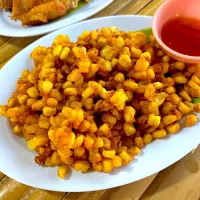 🌽ข้าวโพดทอด🌽|🍀Jaoh Ohlunlaa🍀さん