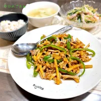 青椒肉絲|亜矢子さん