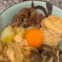 蒸し豚すき煮風にごま油かけてみた|mimoさん