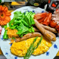 オムレツプレート🐣|橘葵さん