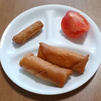 ゴボ天、トマト、春巻き| ナナさん