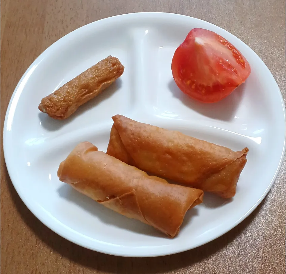ゴボ天、トマト、春巻き|ナナさん