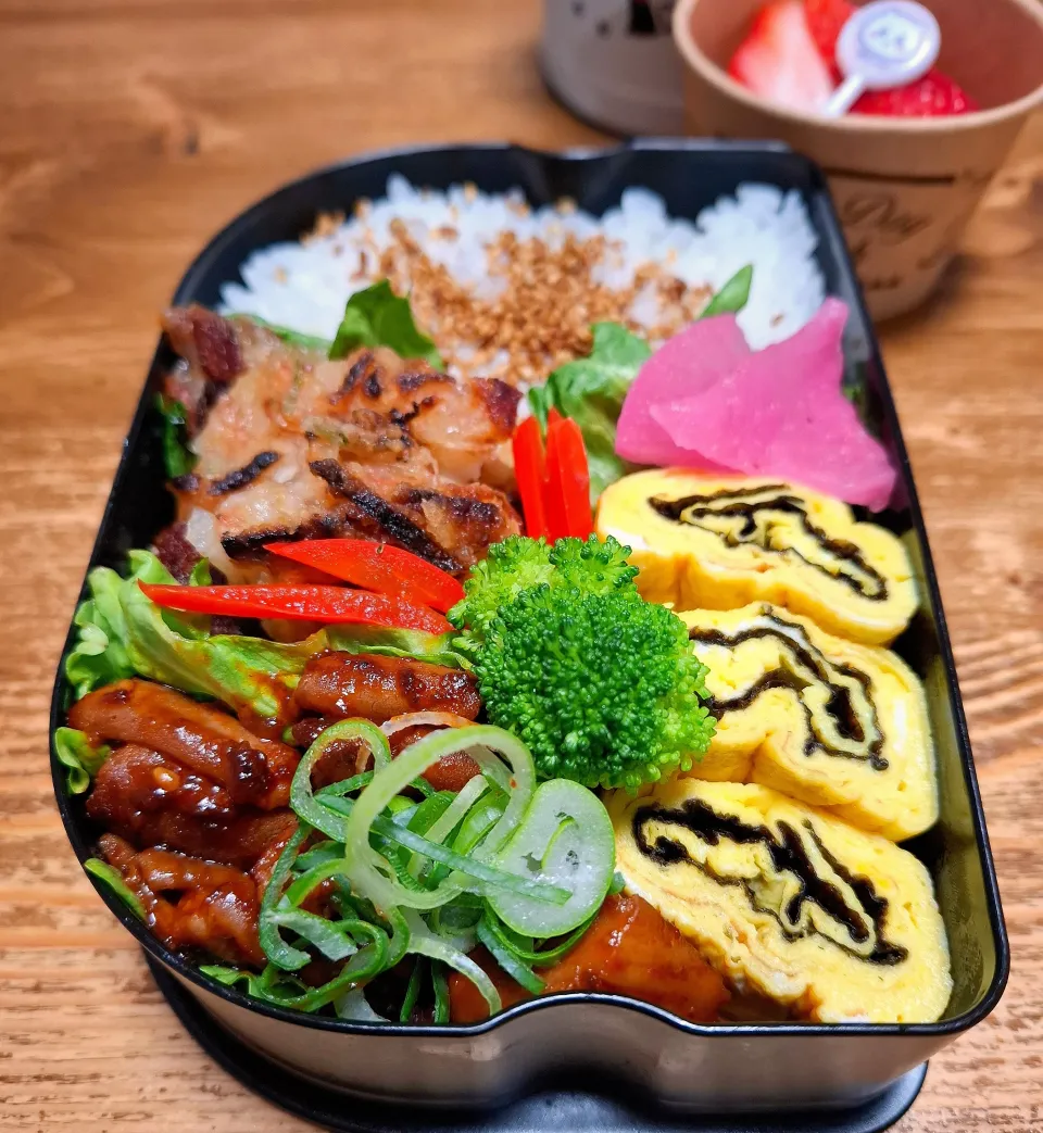 ︎🌟ホルモンと大根餅弁当︎🌟|ゆきさんさん
