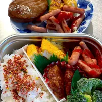 今日のお弁当と置きおかず| バジルさん