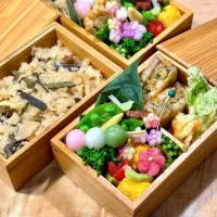 海老と蓮根の挟み揚げ弁当