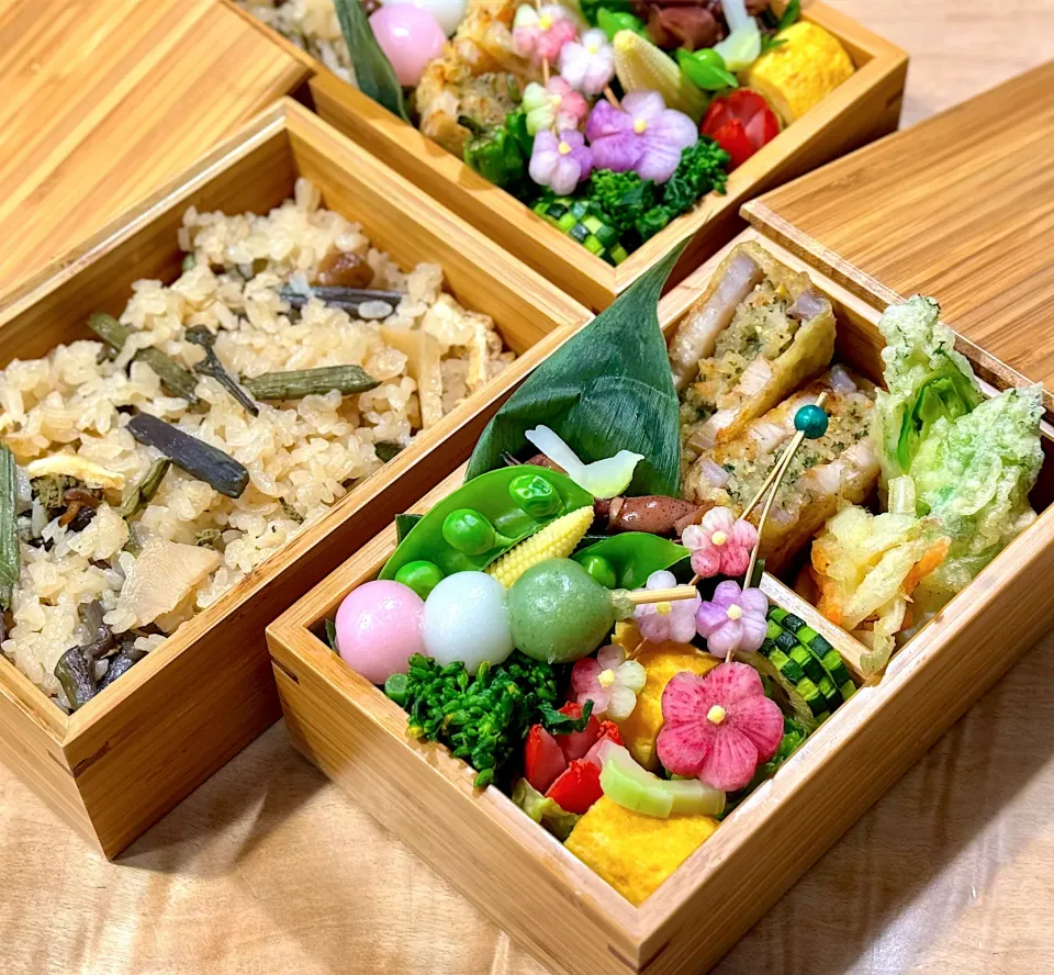 海老と蓮根の挟み揚げ弁当|1480_kojiさん