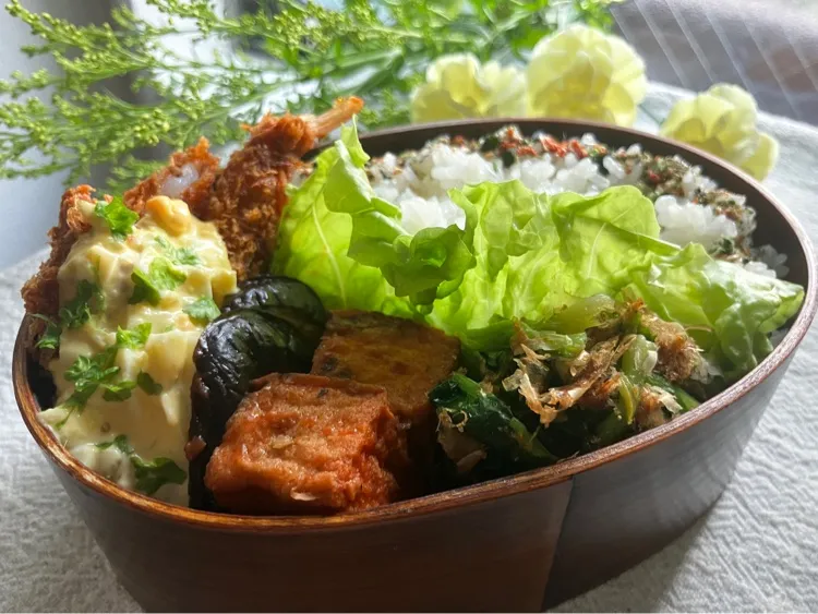 ＊0181. 海老フライ🍤娘ちゃんの高校生弁当🍱＊|＊抹茶＊さん