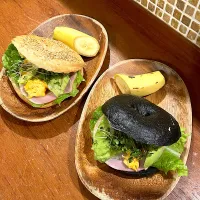 朝ベーゴーサンド😊|きみちさん