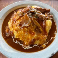 牛すじ煮込みのデミオムライス|Yoshiさん